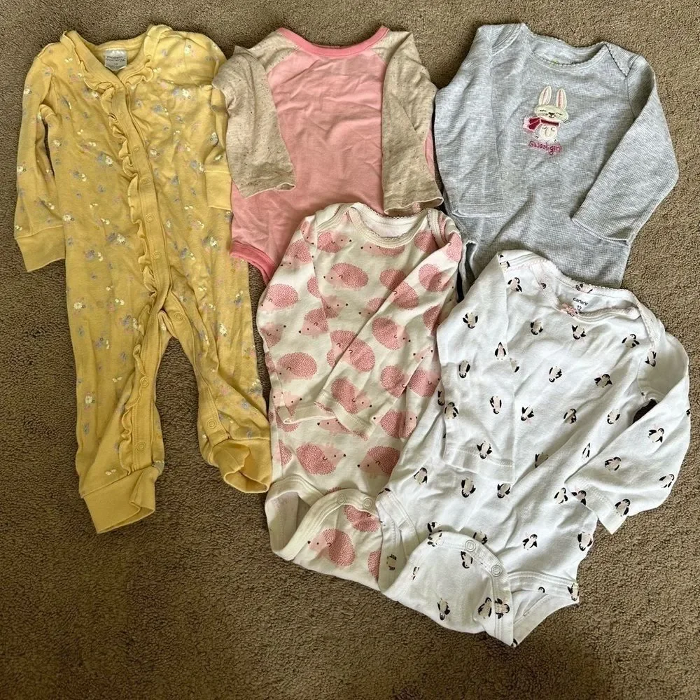 Girls long sleeve bundle 12 mths